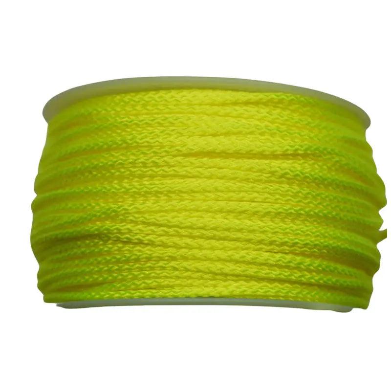Micro Cord Neon Yellow Made in the USA (125 FT.)  163- nylon/nylon paracord
