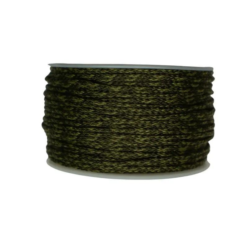 Micro Cord Olive and Moss Camo Made in the USA (125 FT.)  163- nylon/nylon paracord