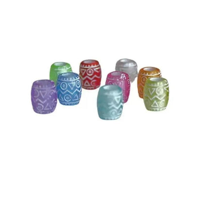 Multi-Color Transparent Acrylic Bead (25 pack)  China