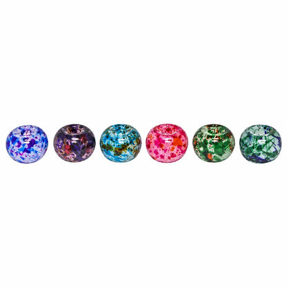 Multi-Color Painted Bead (10 pack) China