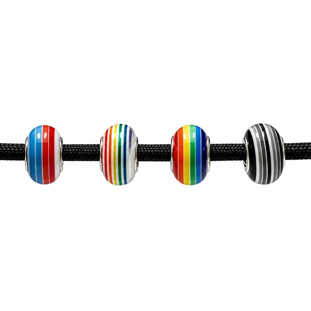 Multi-Color Rainbow Top Bead (10 Pack) China
