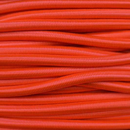 Neon Orange Shock/Bungee/Elastic Cord  Nylon/Rubber (100  ft)