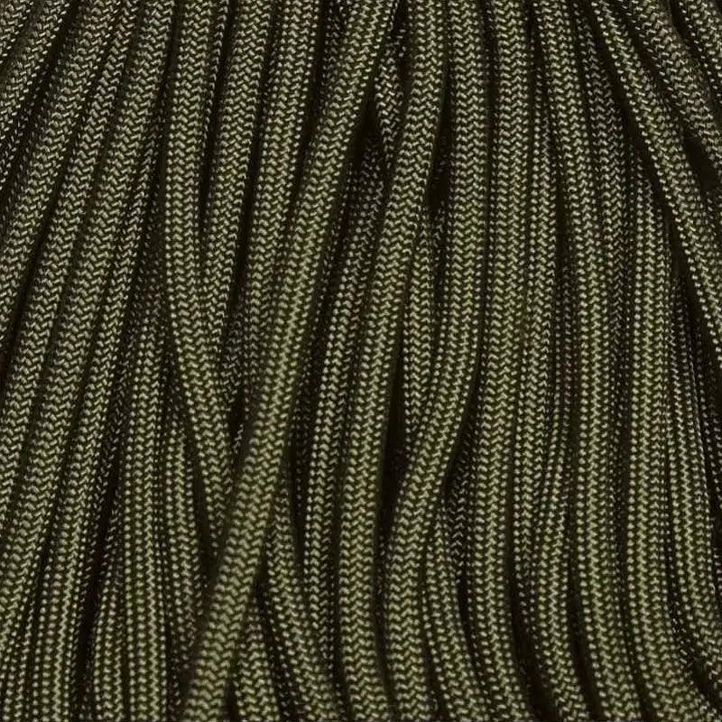 Olive Drab (OD) 550 Paracord Made in the USA  163- nylon/nylon paracord