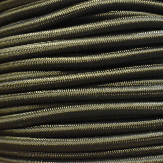 Olive Shock/Bungee/Elastic Cord  Nylon/Rubber (100  ft)