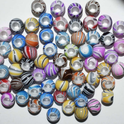 Opaque Acrylic Colorful Round Bead/Charm