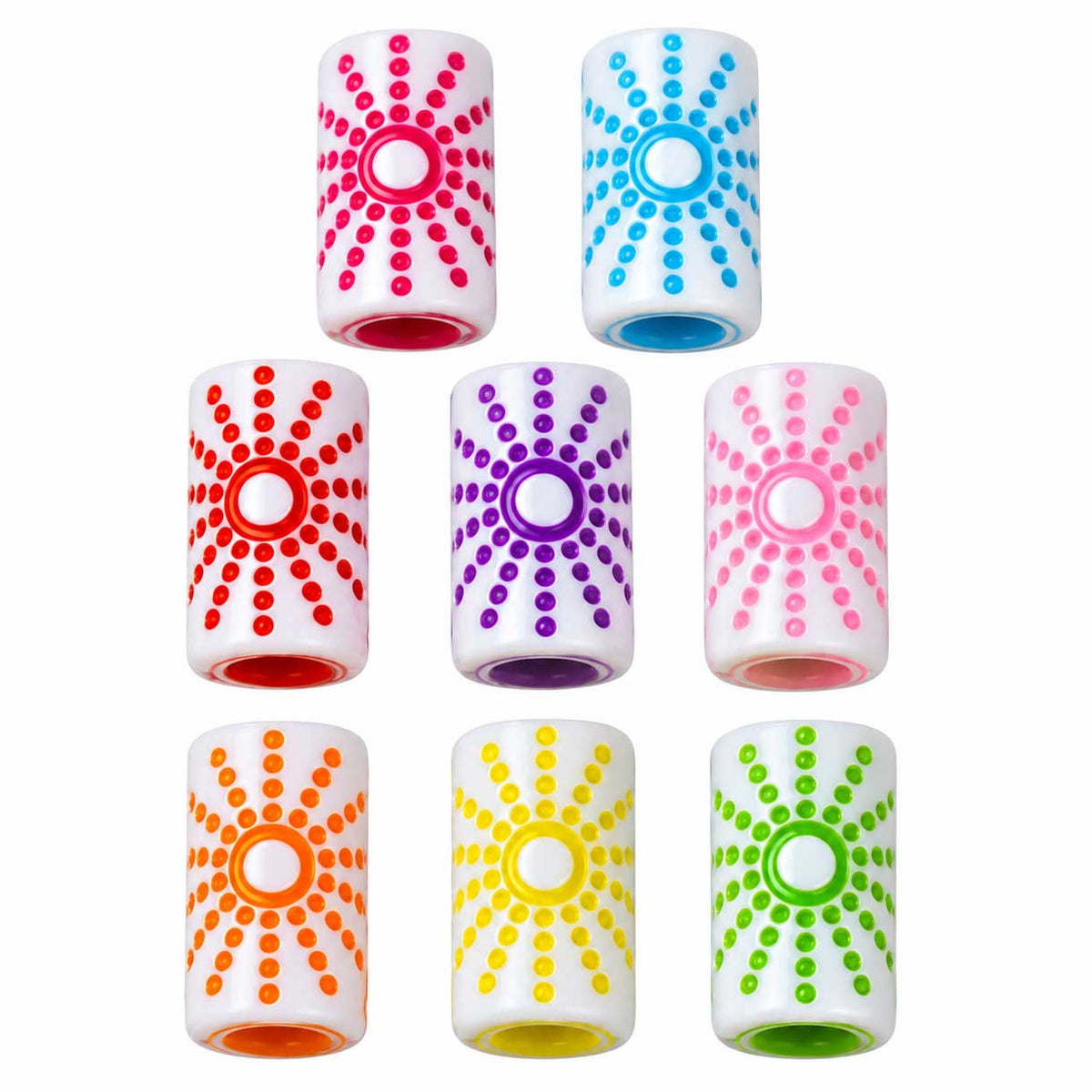 Opaque Acrylic Multi Sunburst Bead/Charm (25 Pack) 280-