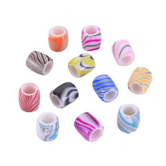 Opaque Acrylic Multie Colored Bead/Charm (50 pack)