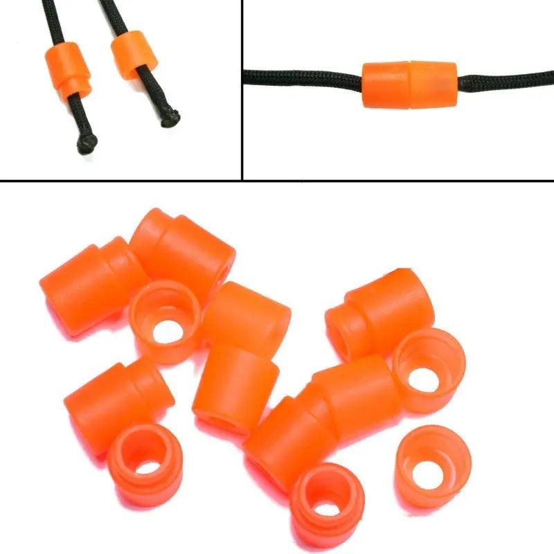 Orange Pop Barrel Connectors  (10 Pack)  paracordwholesale
