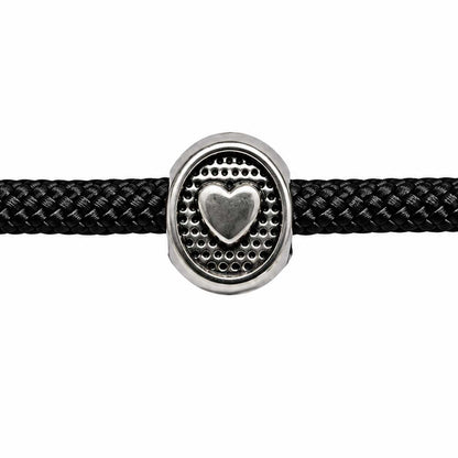 Oval Heart Bead (20 Pack) China