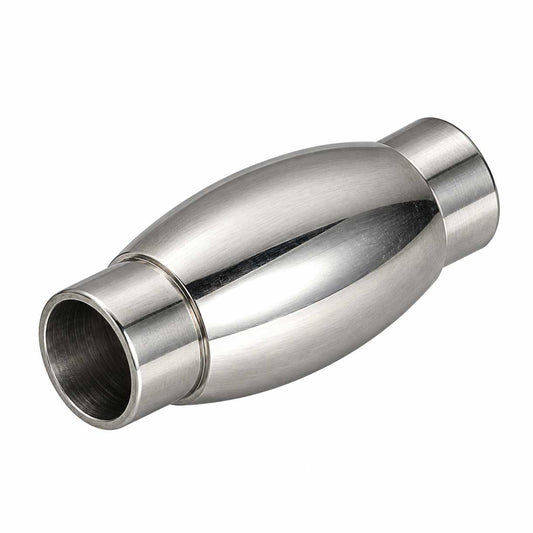 Oval Magnetic Clasps 304 Stainless Steel Glue In Ends El Wood Braiding Co