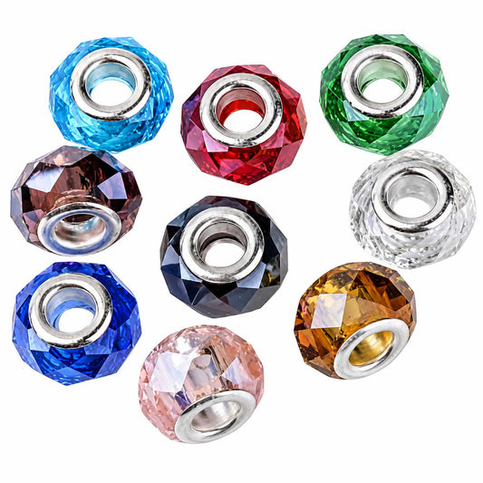 Pearlized Glass Beads Mixed Colors (20 Pack) 280-