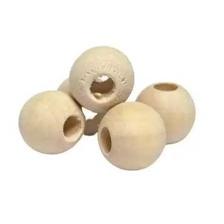 Petite Wood Bead (50 pack)