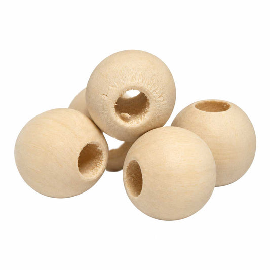 Petite Wood Bead (50 pack) China