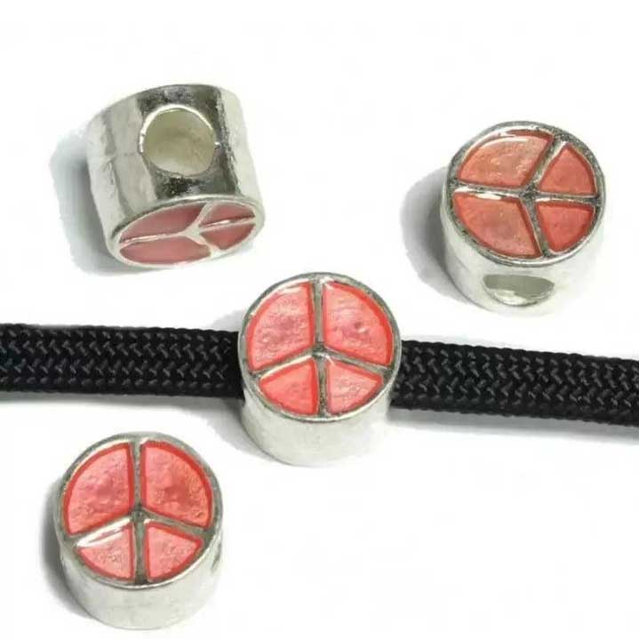 Pink Peace Charm (5 pack)