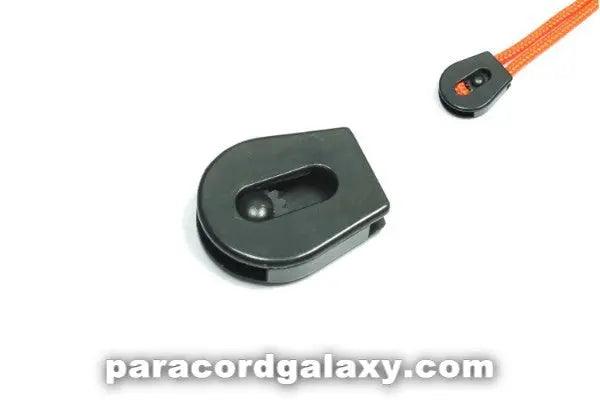 Plastic Cord Lock w/Wheel 3/4" x 5/8" x  3/16" (10 Pack)  paracordwholesale