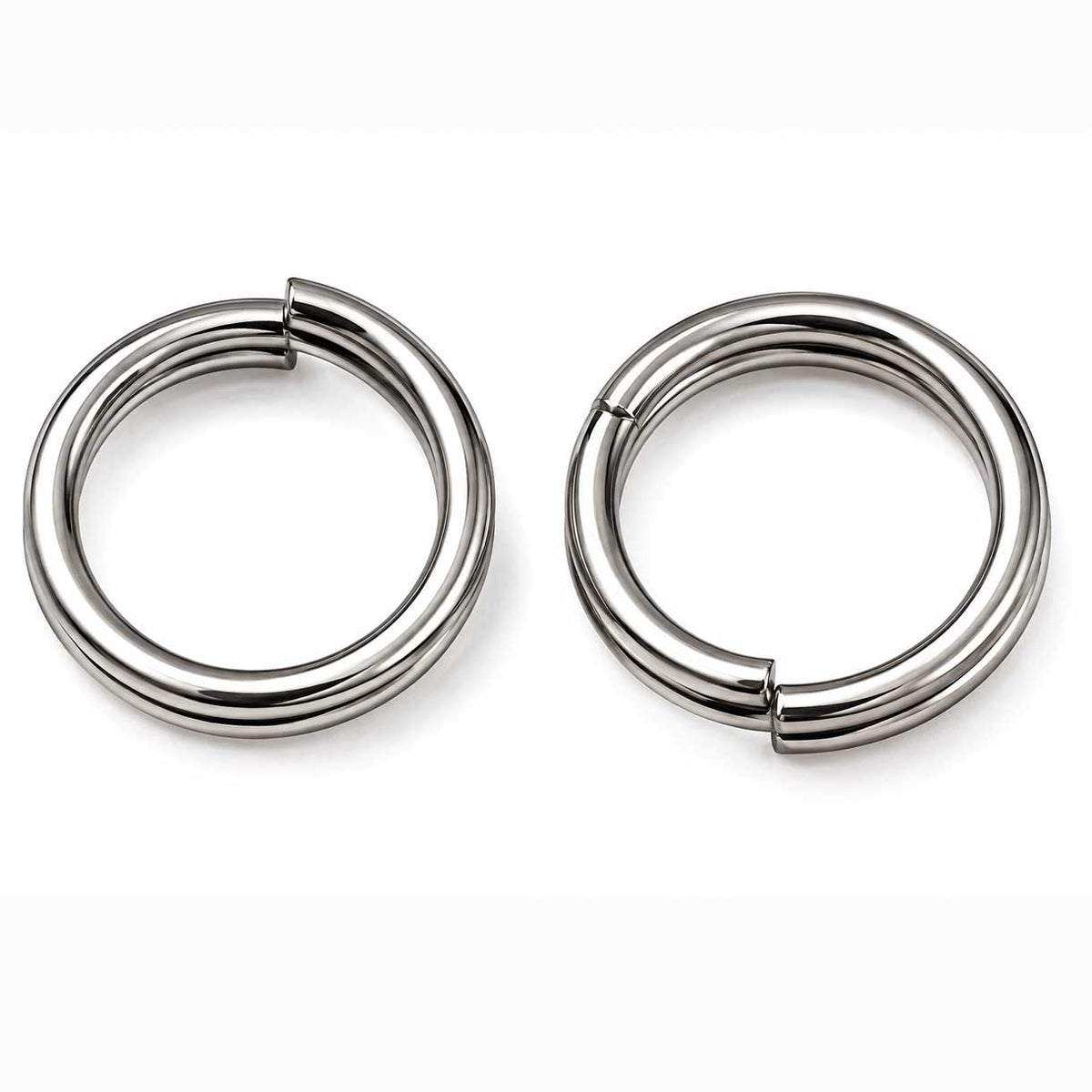 Platinum Colored Brass Split/Jump Rings 6x2 mm (25 Pack) 280-