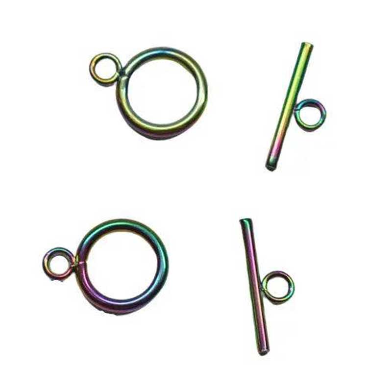 Rainbow Toggle Clasp (10 pack)