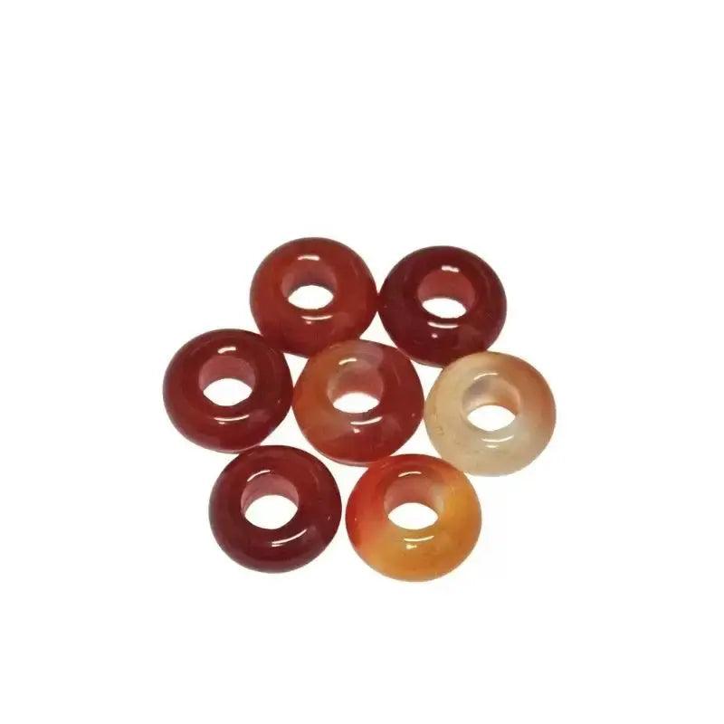 Red Banded Agate Gemstone Bead (5 Pack)  China