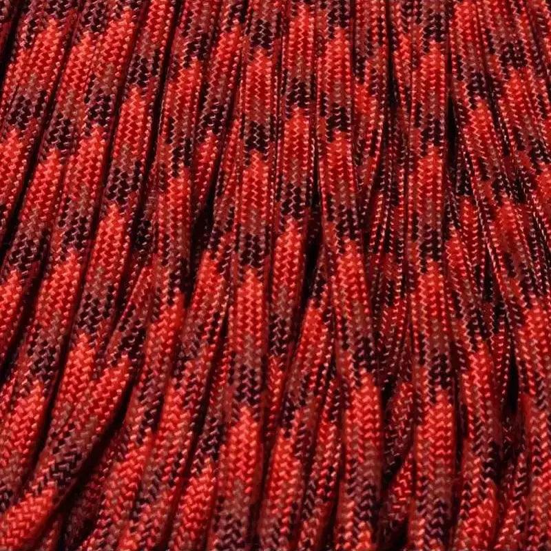Red Blend 550 Paracord Made in the USA 1000FtSpool 163- nylon/nylon paracord