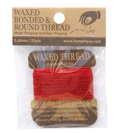 Waxed Thread For Crafting