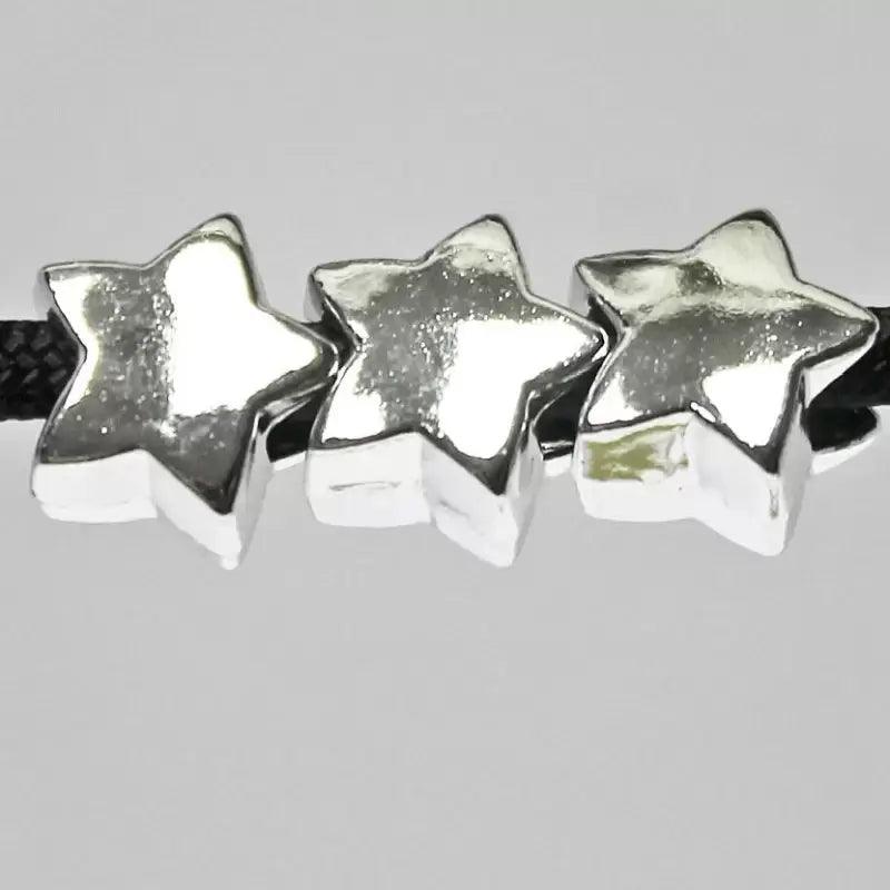 Silver Star Bead (10 pack)  China