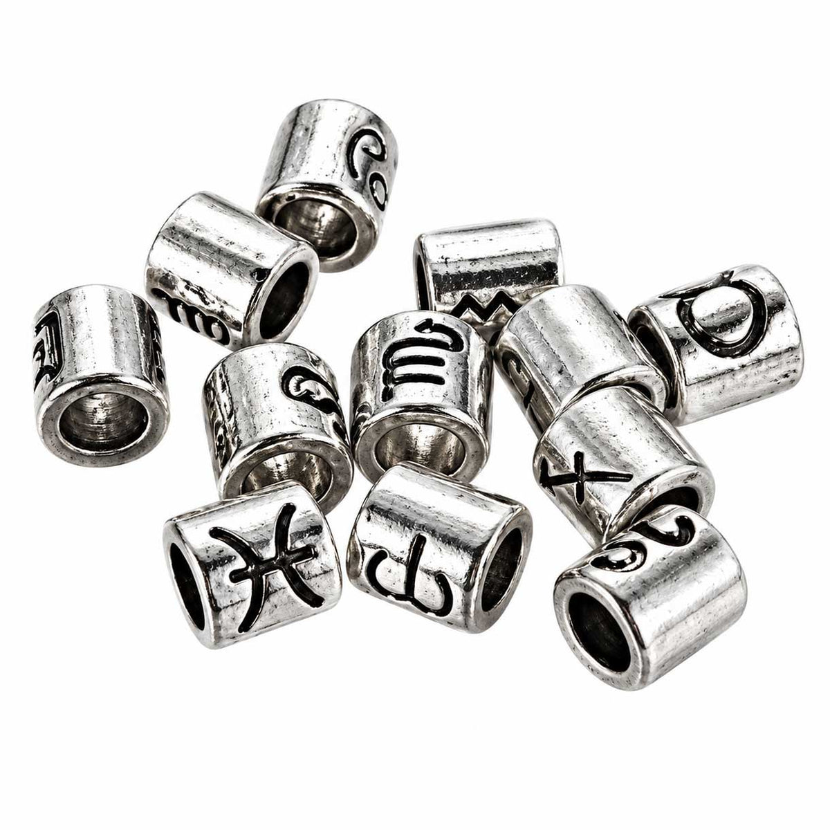Silver Constellations Alloy Bead/Charm (10 Pack) 280-