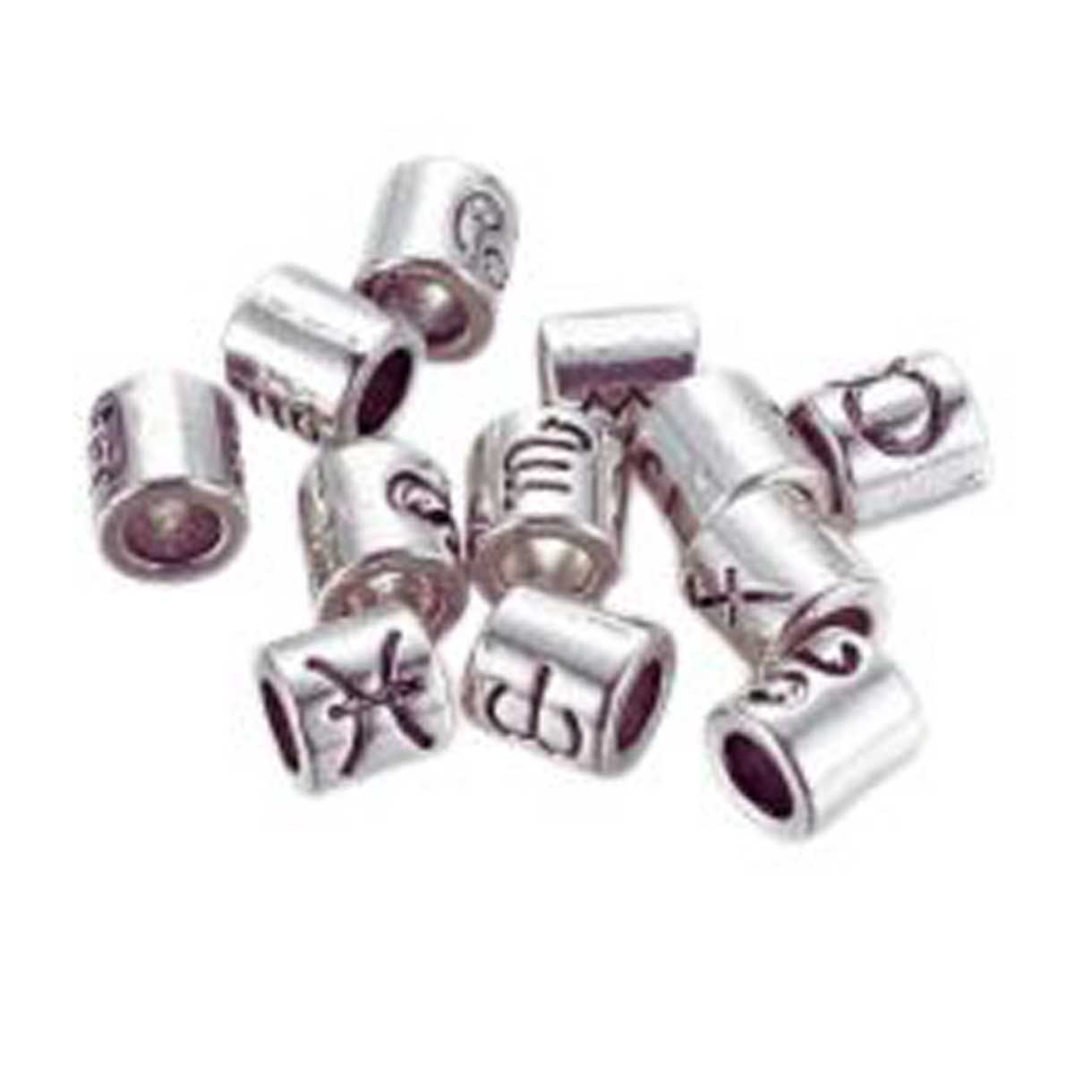Silver Constellations Alloy Bead/Charm (10 pack)
