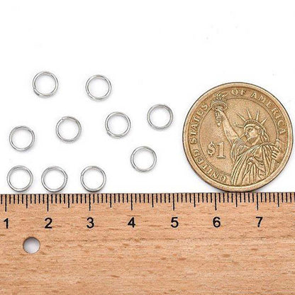 Silver Double Loop Split / Jump Rings