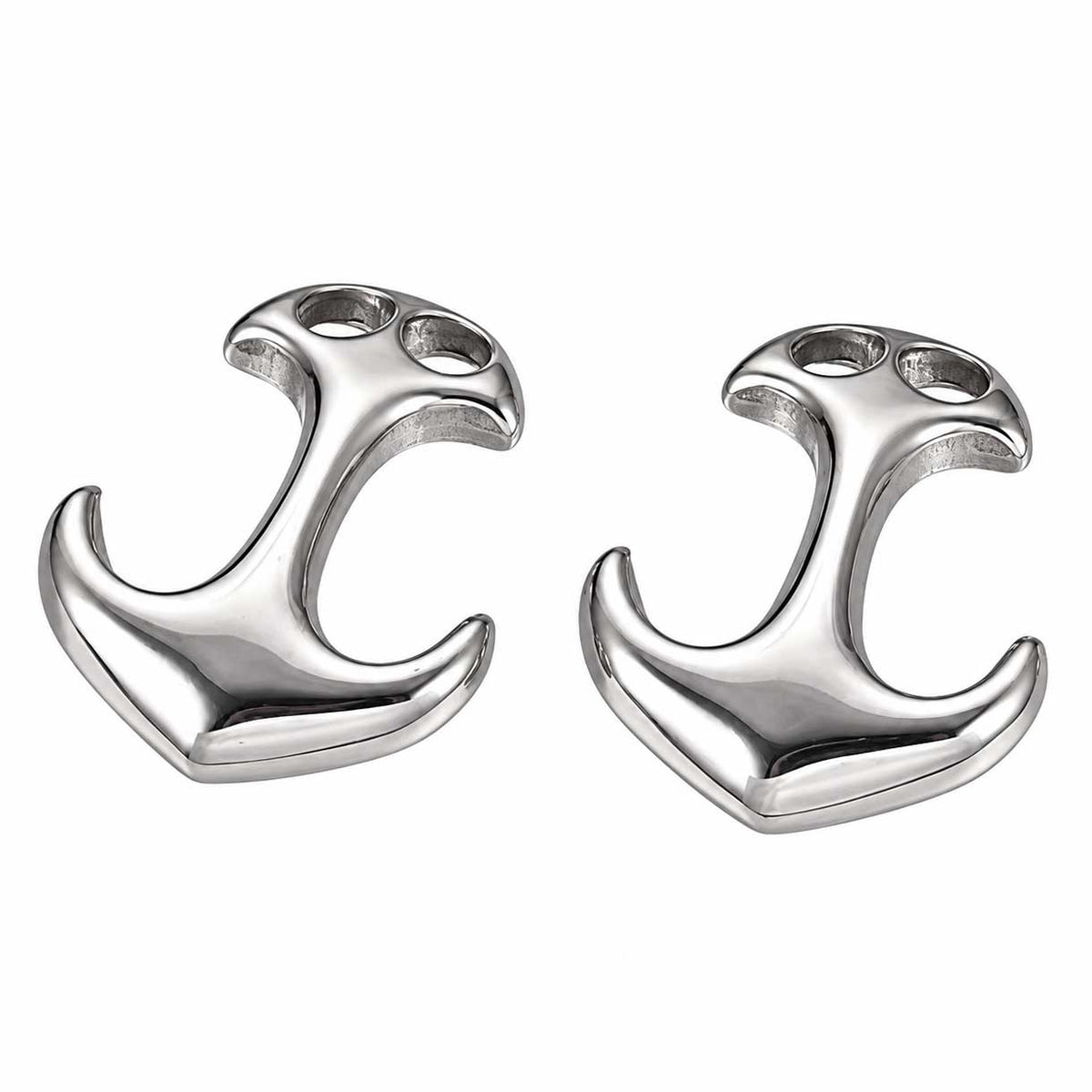Silver Stainless Steel Anchor Clasp for Paracord Bracelets (2 Pack) 280-
