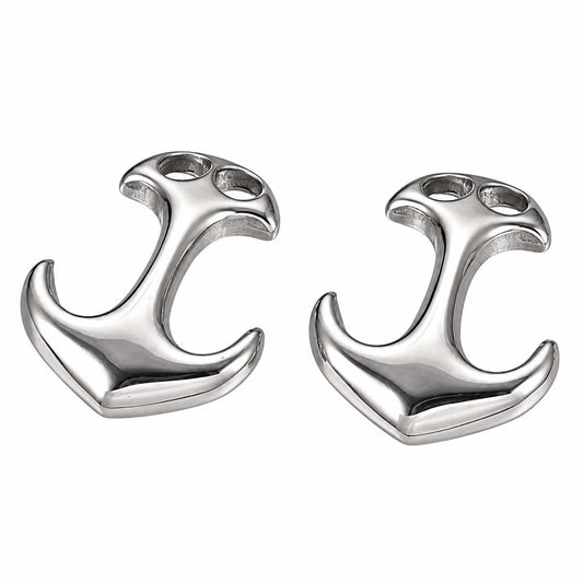 Silver Stainless Steel Anchor Clasp for Paracord Bracelets (2 Pack) 280-