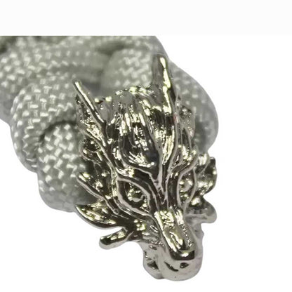 Silver Wolf Bead (5 Pack)