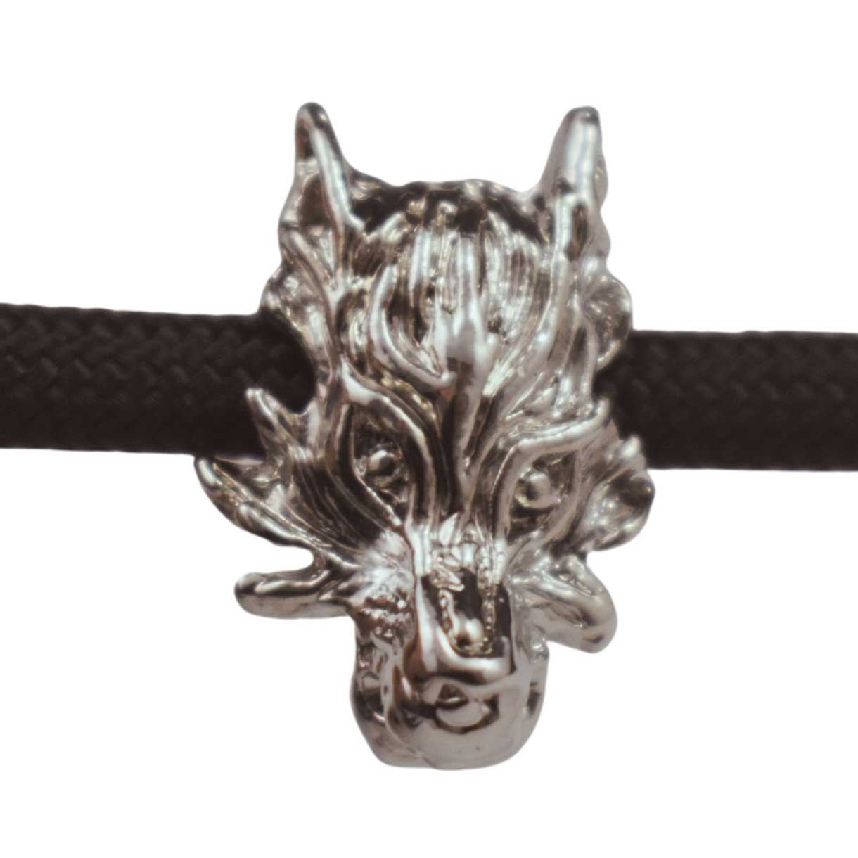 Silver Wolf Bead (5 Pack)