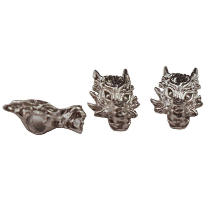 Silver Wolf Bead (5 Pack)