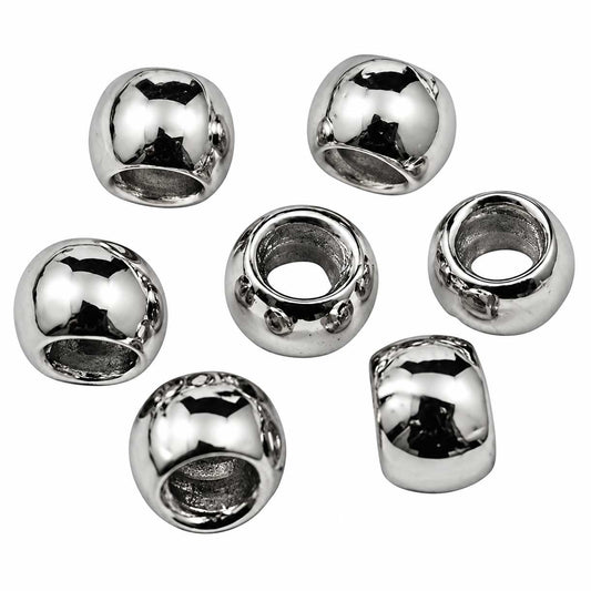 Stainless Colored Round Alloy Bead/Charm (10 Pack) 280-