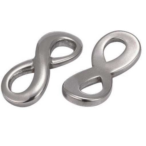 Stainless Steel Infinity Connector (5 pack)