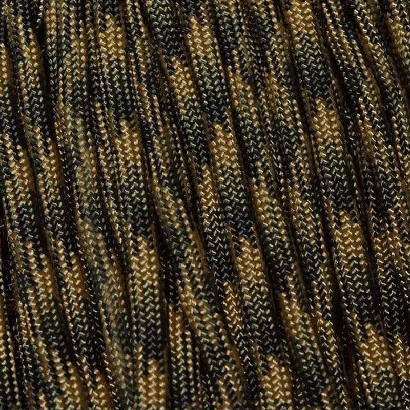Tactical Camo 550 Paracord Made in the USA (100 FT.)  163- nylon/nylon paracord
