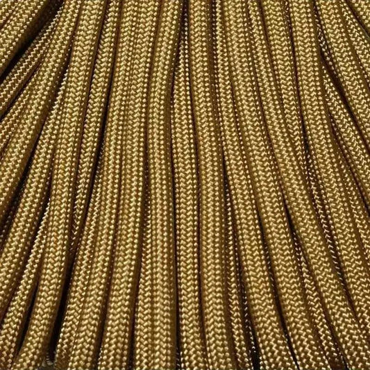 Tan 550 Paracord Made in the USA  167- poly/nylon paracord