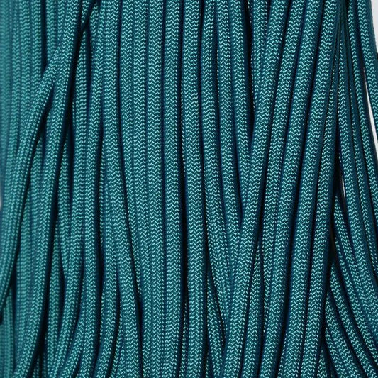Teal Blue 550 Paracord Made in the USA 1000FtSpool 163- nylon/nylon paracord