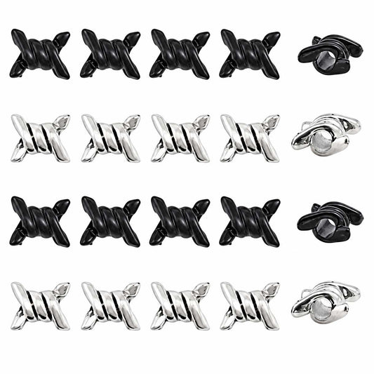 Thistles/Thorns/Barbed Metal Alloy Beads 2 Colors (20 Pack) 280-