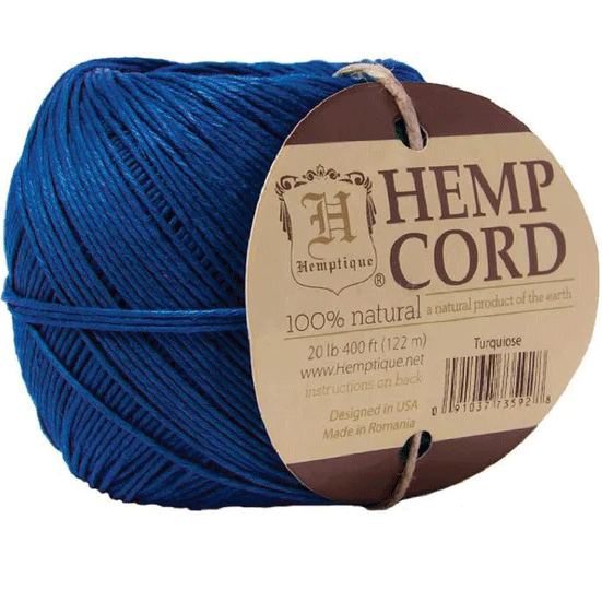 *Turquoise *(Blue) Hemp Twine/Cord Ball 162-331