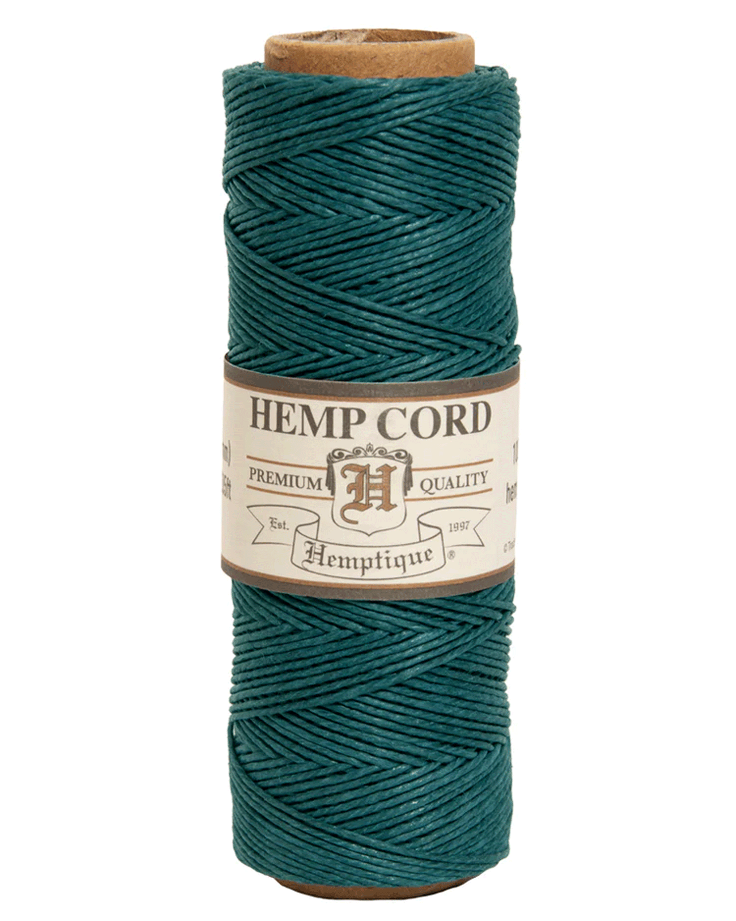 0.5 mm (1/64") Emerald Green Hemp Twine/Cord Spool 62.5 m (205 ft)