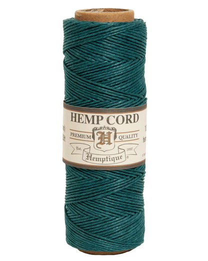 0.5 mm (1/64") Emerald Green Hemp Twine/Cord Spool 62.5 m (205 ft)