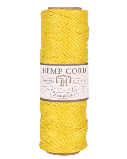 0.5 mm (1/64") Yellow Hemp Twine/Cord Spool 62.5 m (205 ft)