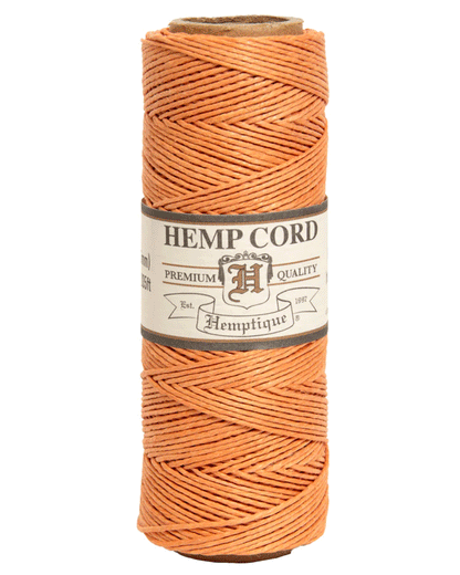 0.5 mm (1/64") Cappuccino Candy Hemp Twine/Cord Spool 62.5 m (205 ft)