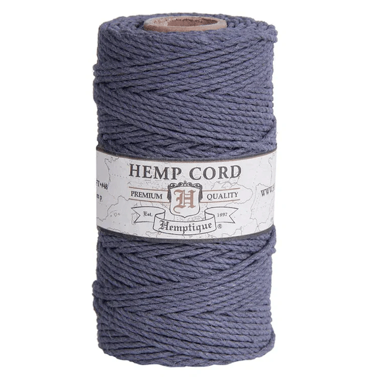 1.8 mm (5/64") Gray Hemp Twine/Cord Spool 62.5 m (205 ft)