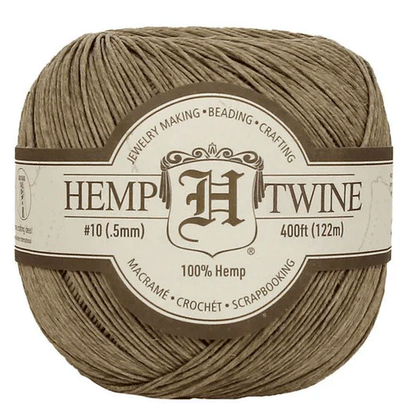 0.5 mm (1/64") Natural Hemp Twine/Cord Ball 121 m (400 ft)