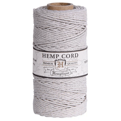 1.8 mm (5/64") Natural Hemp Twine/Cord Spool 62.5 m (205 ft)