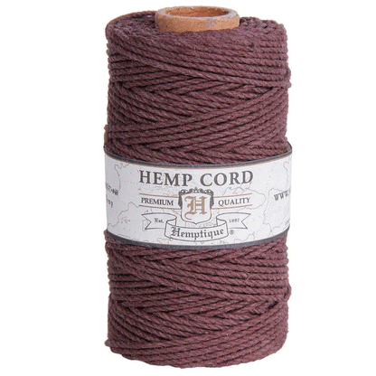 1.8 mm (5/64") Brown Hemp Twine/Cord Spool 62.5 m (205 ft)