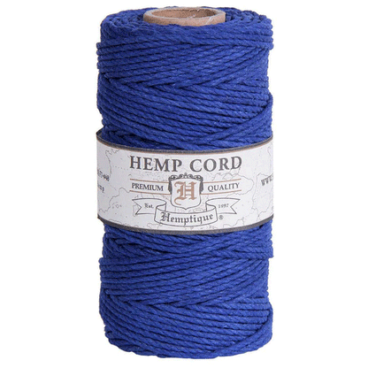 1.8 mm (5/64") Blue Hemp Twine/Cord Spool 62.5 m (205 ft)