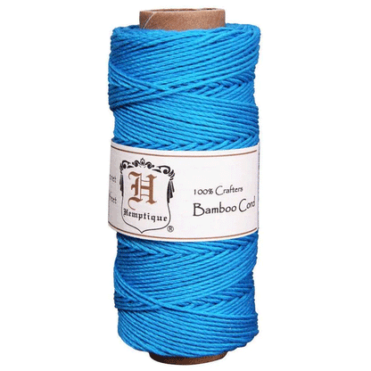 1 mm (3/64") Turquoise Bamboo Twine/Cord Spool 62.5m (205 ft)